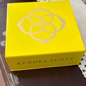 Kendra Scott Vibrant Yellow Box with Silver Logo
